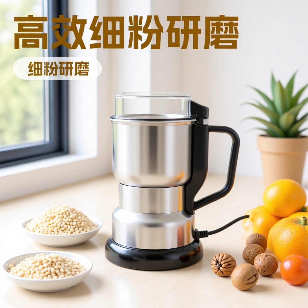 研磨机批发家用小型磨豆机细粉五谷杂粮粉碎机厨房辅食料理机厂家