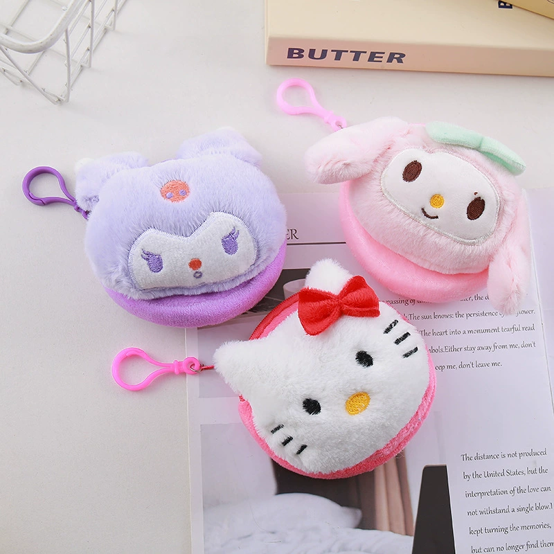 Sanrio, плюш картинка большой кошелек, маленькая сумка, подвеска для учеников начальной школы, органайзер сумка, кукла, подарок на день рождения, оптом