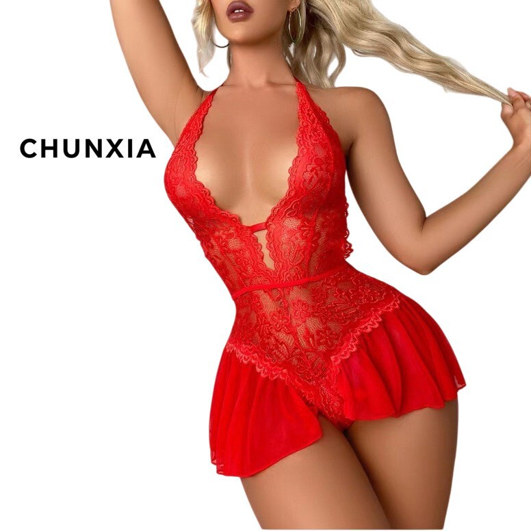 Cross-Border 2026 Amazon New Foreign Trade Lingerie Lace Sexy Temptation Bodysuit Factory Price Wholesale