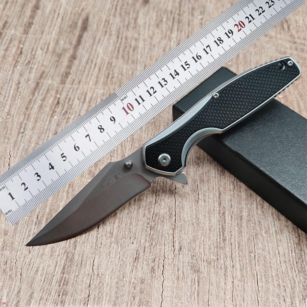 跨境G10手柄零误差户外防身应急折叠小刀战术军刀锋利快刀