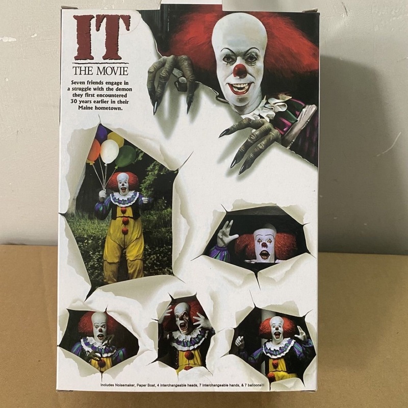 NECA ジョーカー IT 1990 旧バージョン 7inch 可動フィギュアモデル人形おもちゃ箱入り|undefined