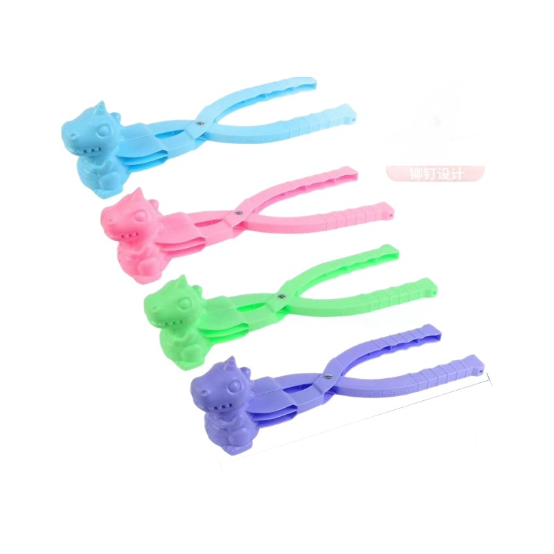 Juguetes de abrazadera de bolas de nieve para niños, abrazadera de herramientas de nieve para bolas de nieve, artefactos de nieve para patitos, equipos de muñeco de nieve para invierno