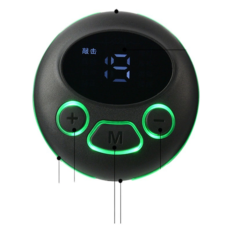 Оптовая шейный массажер ручной массажер EMS ФИЗИОТЕРАПЕВТИЧЕСКИЙ инструмент для шеи низкочастотный импульсный нагрев массаж шеи наклейка