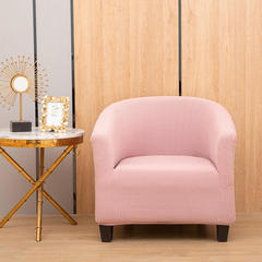Corn velvet semicircle sofa chair cover thickened one-piece elastic dining chair cover anti-fouling stool cover chair cover