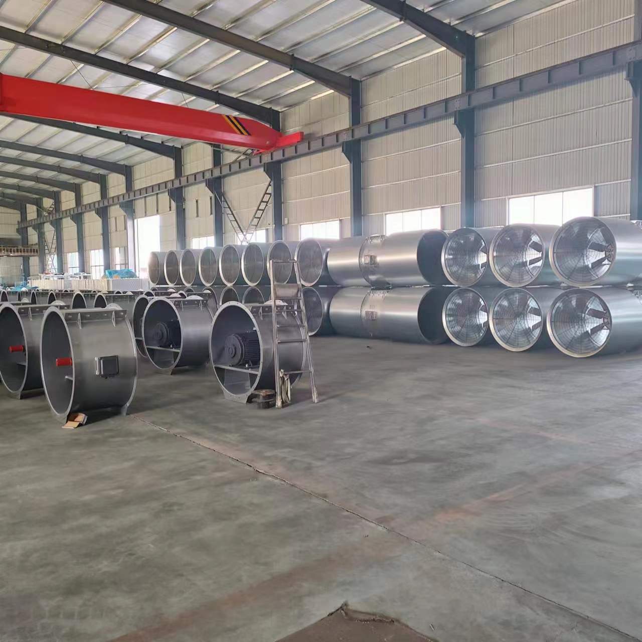 电机外置轴流风机 防腐耐湿耐高温排风机 皮带连接通风换气