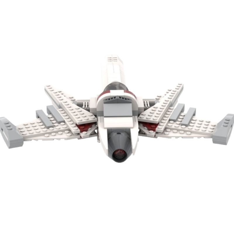 Creatieve ruimteschip model bouwstenen educatieve bouwset_voghion.com