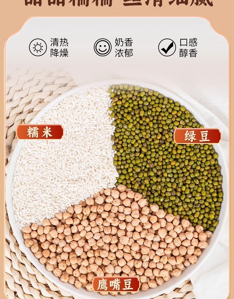 12 Flavor Soy Milk Ingredient Pack 700g Whole Grain Blend for High Speed Blender Breakfast Drinks in use