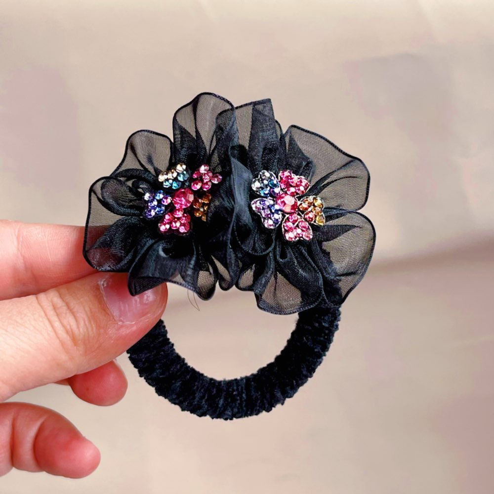 검은 꽃 컬러 다이아몬드