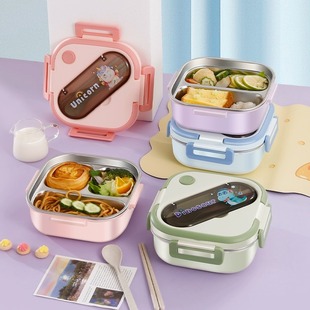 Super Insulated Lunch Box for 304 Office workers Lunch Box for Students Multi-layer Lunch Box Heating Microwave with Rice Portable Split
