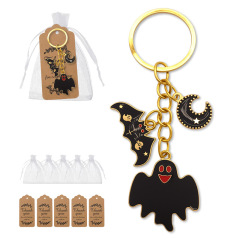 クロスボーダー新テンマアマゾンハロウィンシリーズブラックムーングースゴーストバット要素キーホルダーペンダントカーアクセサリー