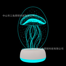 ���Q��ˮĸ3D��LED�ײ��l���|�����r�b��3DС̨���Շ�3DСҹ��DIY