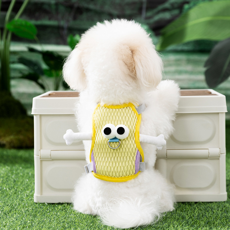 Cuerda de tracción para perros, tipo chaleco, cuerda para pasear perros, correa para el pecho para perros pequeños y medianos, anti-liberación para gatos, cuerda para pasear perros, productos para mascotas