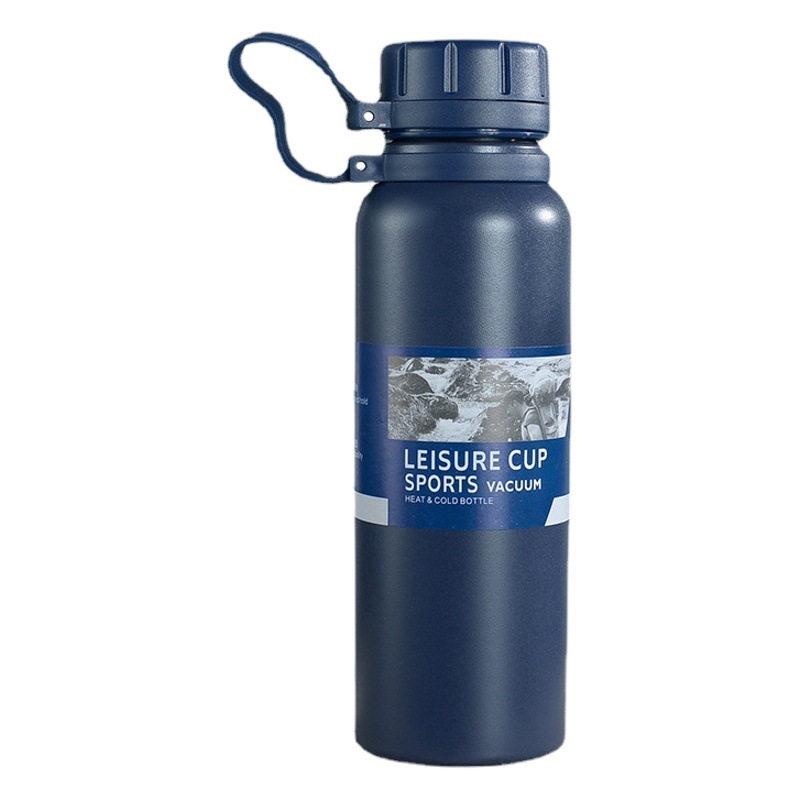 Cross-Border Satchel Large-Capacity 304 Stainless Steel Thermos Cup Outdoor Satchel Vacuum Sports Water Kettle Ike Water Kettle