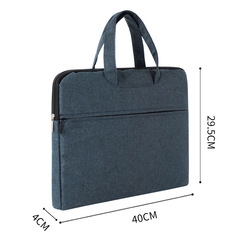 A4 portable document bag large capacity double-layer zipper information bag conference bag dance dragon Oxford bra multi-layer chain bag