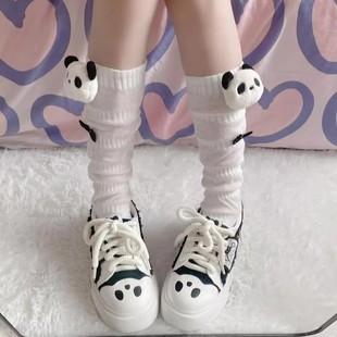 Lolita Socks Doll Panda Mid-Calf Slouch Socks Jk Japanese Ins Cartoon Cute Style Lolita Socks