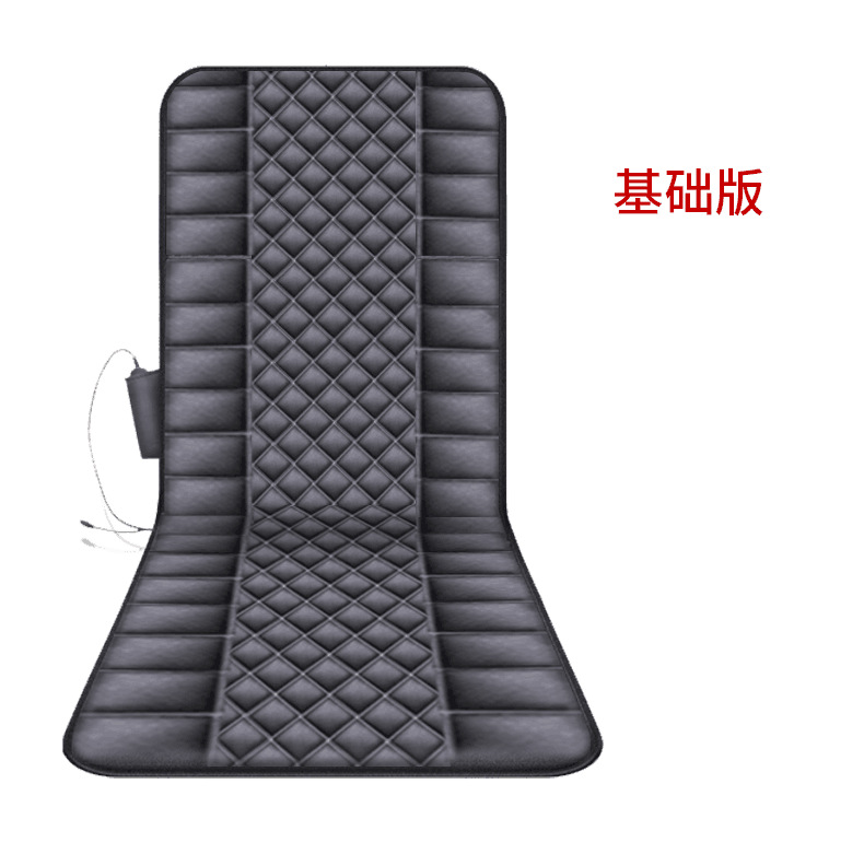 Fábrica personalizada masajeador de columna cervical multifuncional almohadilla de masaje eléctrica de cintura colchón casero almohadilla de asiento al por mayor