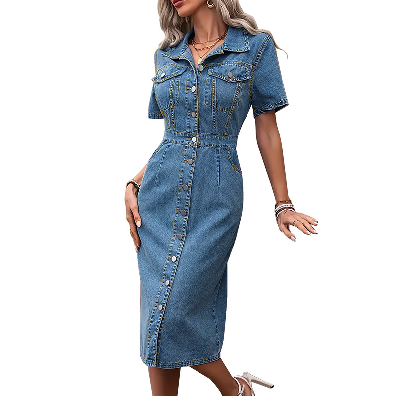 plus Size Women's Slimming Fashion Dress 218728 Cross Border Independent Website Direct Sales Summer Collection_ecoleips.com