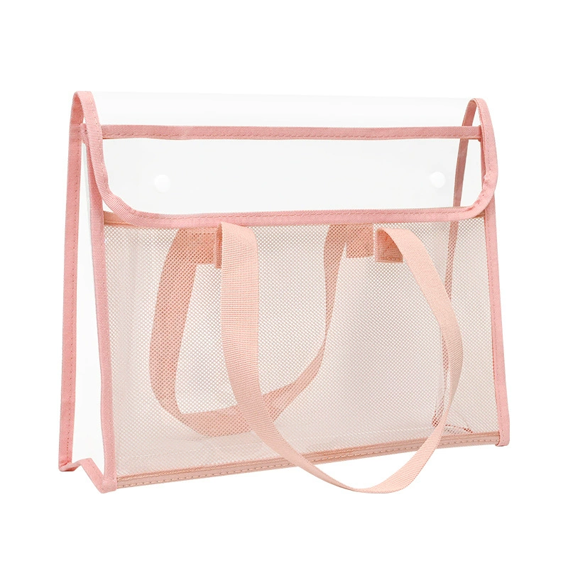 Waterproof capacious high quality handheld bag PVC for folders