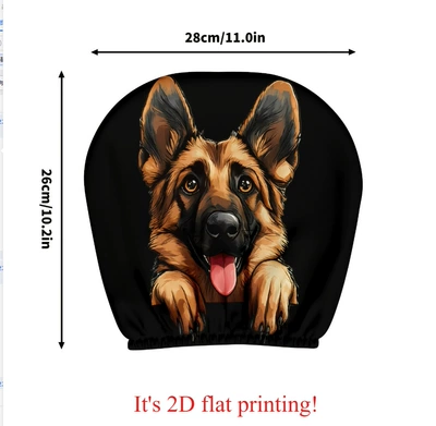 Car Protective Cover, Universal seat cover - 2-double-sided-printing-1pc-26cm28cm