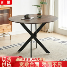 简易双人板式小户型接待会议室长方形现代简约组合餐厅小圆桌简约