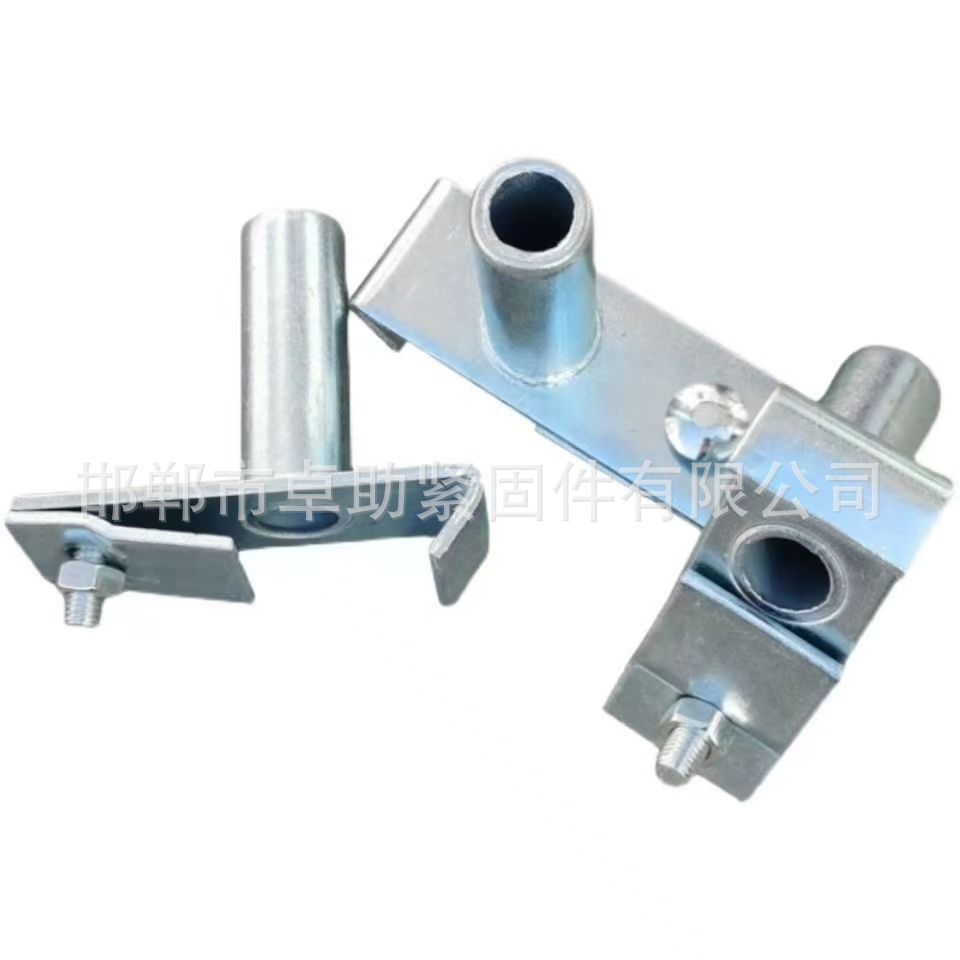 新型悬挑梁工字钢悬挑架斜拉杆镀锌双耳拉环移动定位桩外架预埋16