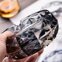 Пепельница для гостиной, антипылевая, офисный стиль, стеклянная пепельница, легкая роскошь, модный креативный португальский стиль