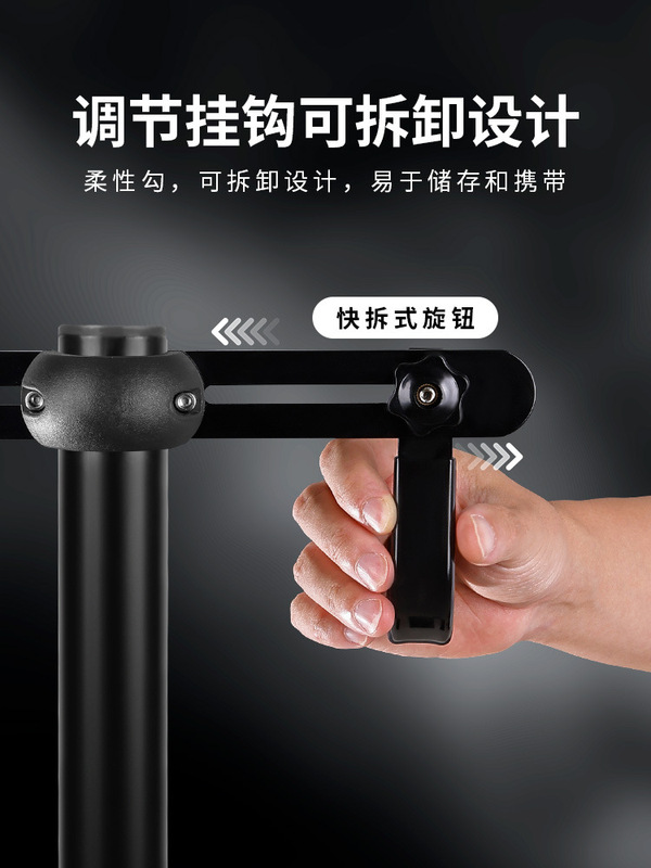 自行车挂架展示架双挂头加厚加粗可调节包胶挂钩室内悬挂式停车架|undefined