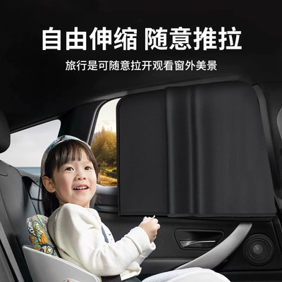 Black Vinyl Titanium Silver: Car curtains