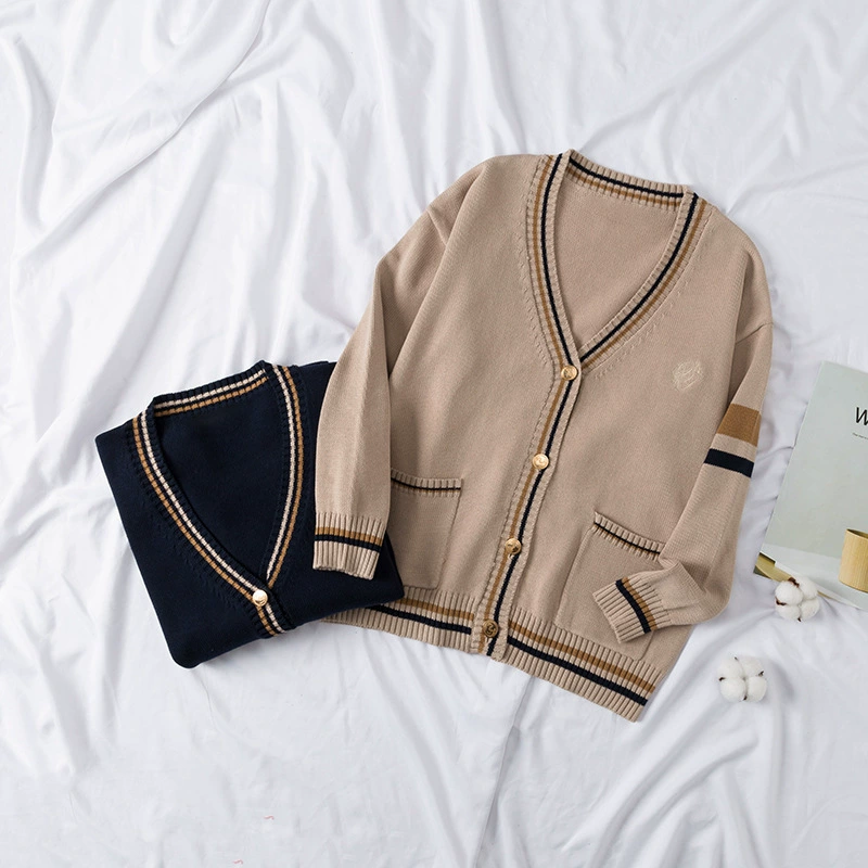 Вязаный кардиган-свитер Water & Original Town, свитер-пальто, униформа JK/DK.