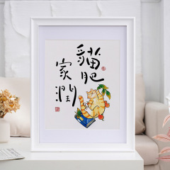 Solid wood photo frame wholesale wall hanging table 7-inch modern simple Nordic Baroque U-shaped A4 wooden retro picture frame