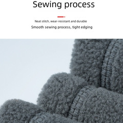 秋冬帽子防寒抓絨帽加絨加厚保暖毛線帽防風冷帽騎行頭盔內膽跨境