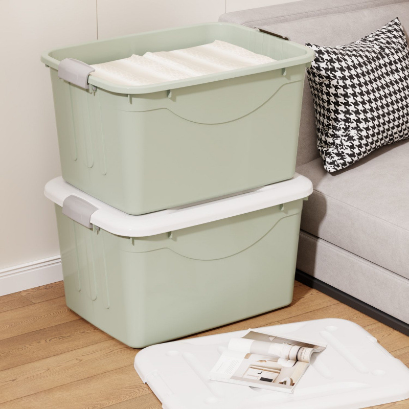 Plastic Storage Box Large Capacity for Clothes Extra Large Storage Container Organize Toys Car Trunk Storage with Lid