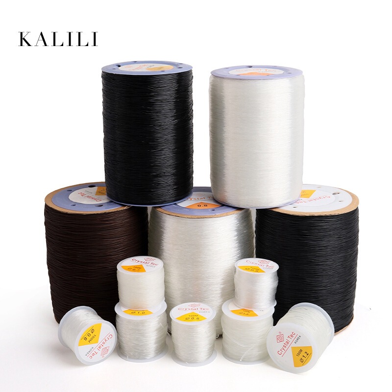 1000 m large roll diy transparent crystal elastic thread beads Pearl crystal bracelet accessories thread jewelry jewelry wire