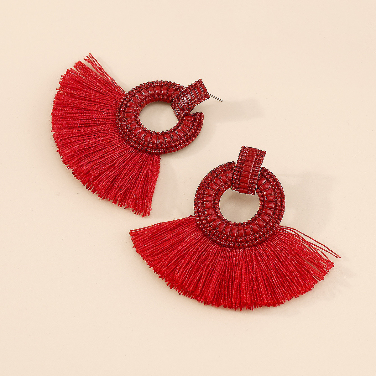 Fashion Tassel Alloy Plating Women's Drop Earrings 1 Pair display picture 3