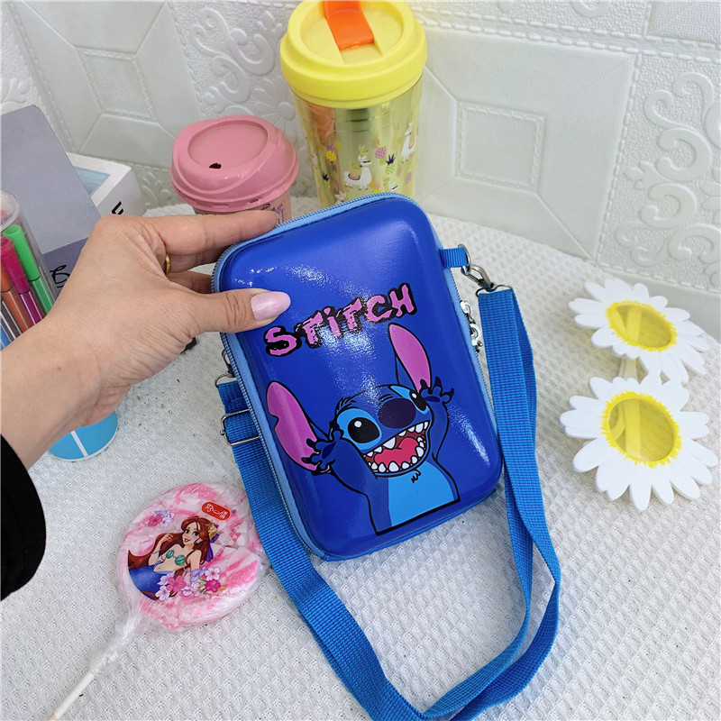 Lindo viaje de los niños de dibujos animados cambio pequeño bolso femenino nuevo teléfono móvil bolso bebé hombro crossbody bolsa de almacenamiento de moda