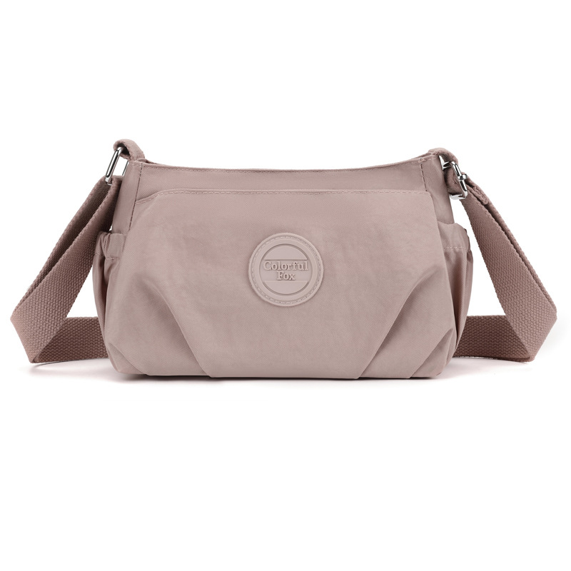 Bunte Fuchs frauen neue schulter Koreanische version modische casual crossbody plissee wasserdichte nylon tasche_voghion.com