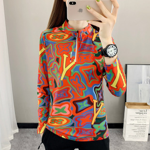 23C52 Live Broadcast Explosions Short-sleeved Quick-drying Clothes Women's T-shirt Running Fitness Clothes Summer Thin Ice Silk Breathable Sports