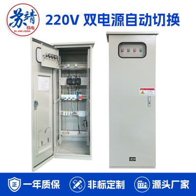 双电源控制柜220V应急照明自动切换配电箱商场后备电源启动配电柜|ms