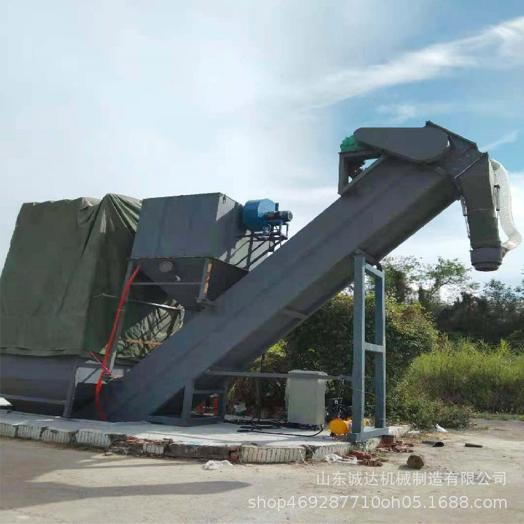粉煤灰拆箱卸车机集装箱水泥熟料自动卸灰机 商混站散灰卸车