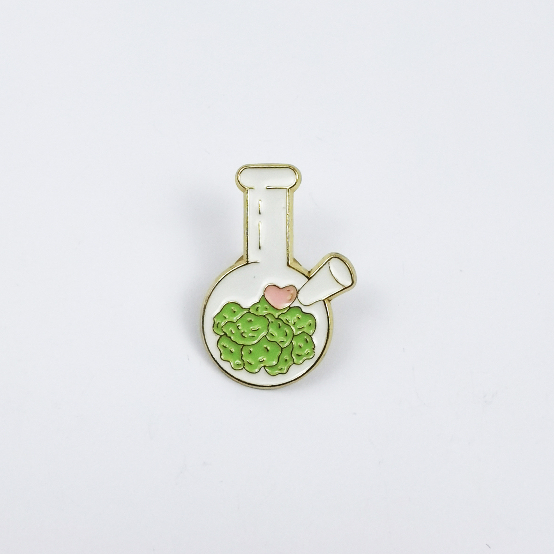 Broche creativo de la serie Beaker, broche de aleación versátil y personalizado con diseño de caricatura, florero, decoración para mochila y accesorio de hebilla para mochila