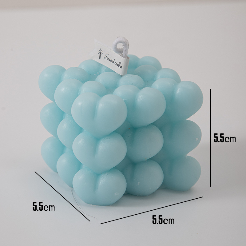 Cubo de amor de modelado de panela de banano creativa hecha a mano DIY adornos de mano regalo de la promesa de boda de Qixi