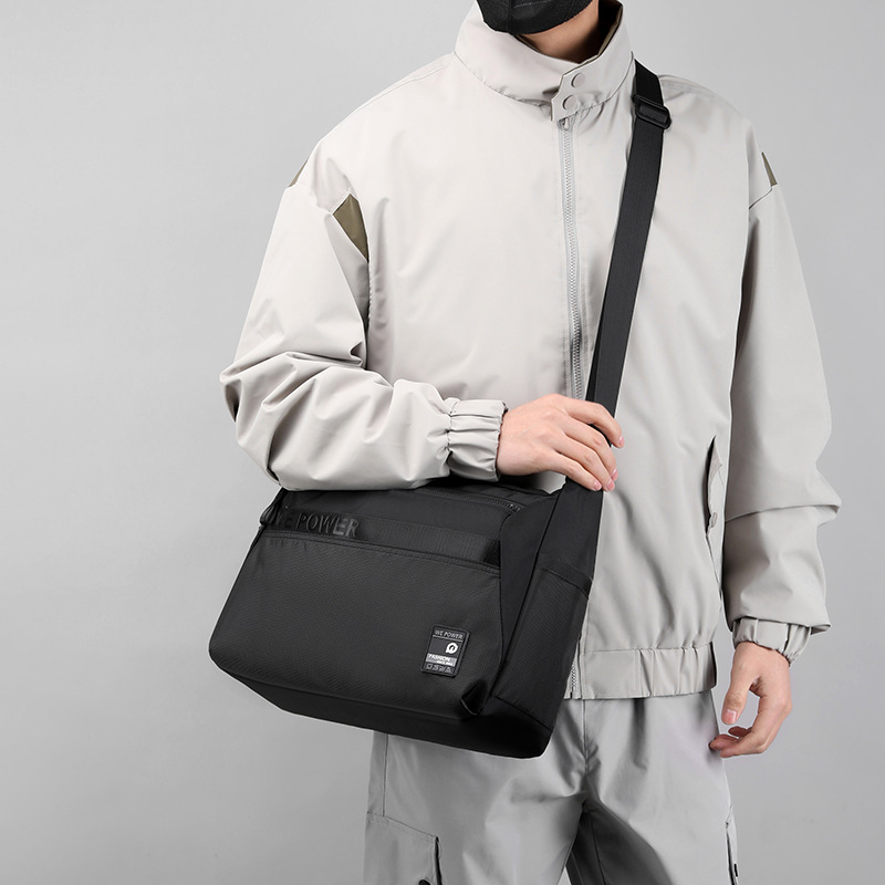 WEPOWER nuevo estilo casual ligero versátil tendencia al aire libre impermeable desgaste hombre viaje de negocios mochila de hombro
