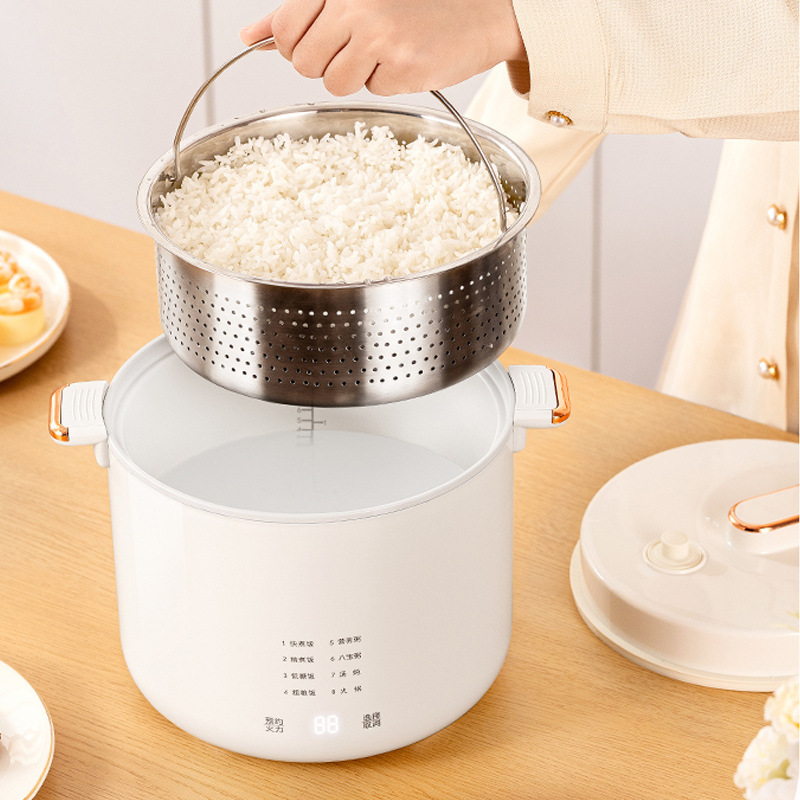 Factory Wholesale Reduced Sugar Electric Rice Cooker 3.0L Household Scheduled Multi-Function Non-Stick Pot Steamer Pressure Cooker