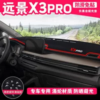 Подходит для 21 Geely Vision X3PRO, центральный контрольный прибор, рабочий стол, защита от солнца, светоотражающий солнцезащитный козырек, пылезащитный и светозащитный коврик