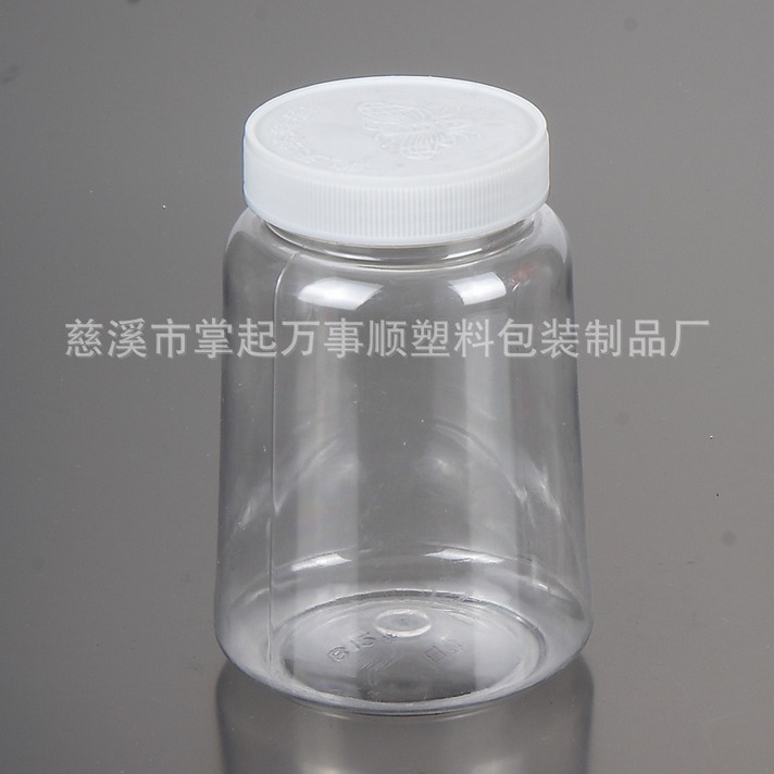 透明塑料瓶、糖果瓶、蜂蜜瓶、包装容器、广口瓶、果酱瓶 PT-015