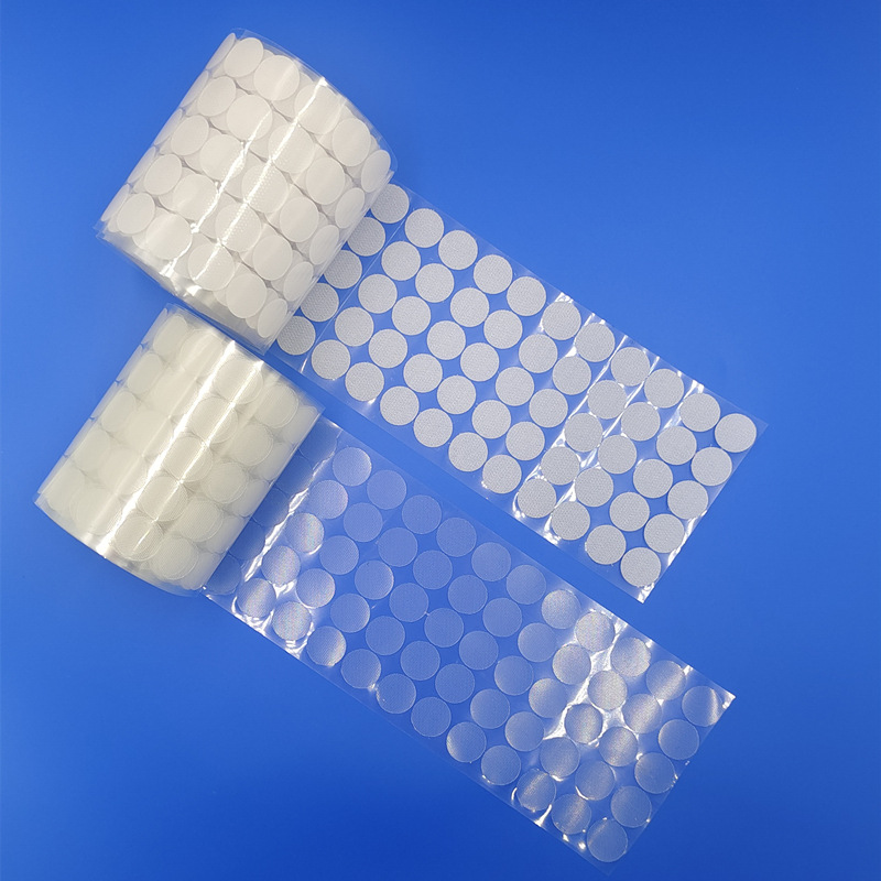 双面带胶可粘贴安静书手撕撕书幼儿园手工勾毛圆形背胶魔术贴批发