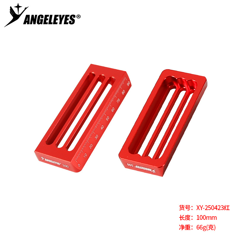 Tablero de tórtolas de agujero de barra 100mm rojo/rojo XY-250423