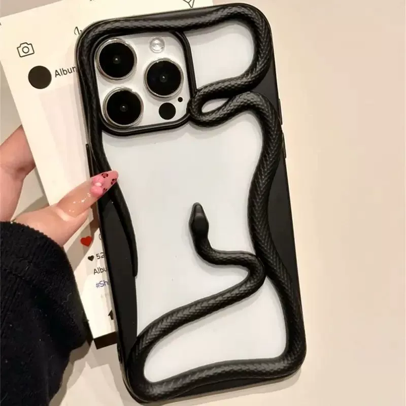 Чехол для iPhone, совместимый с iPhone 16, трехмерный дизайн, серебристый, для 16 Pro Max, 12/14