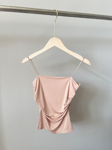 Pure lust-style suspender backless modal bottoming with micro-elastic slim vest