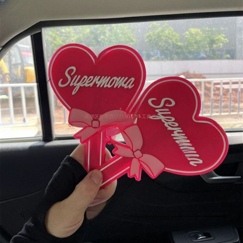 Маленькое зеркало принцессы, портативный бант в стиле принцессы, милое розовое сердце Барби, ручное зеркало для макияжа